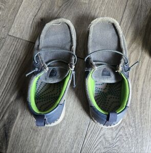 Kid's Blue & Grey Knock-Off Hey Dude Shoes